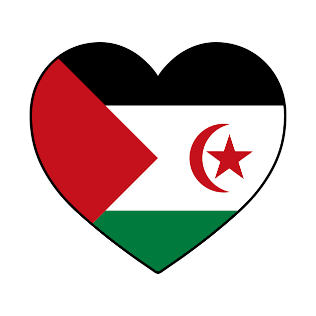 Heart - Western Sahara by Tridaak