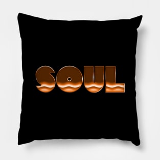 SOUL //// Retro Soul 70s Music Fan Design Pillow