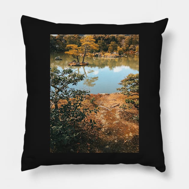 Japanese Lake Pillow by visualspectrum
