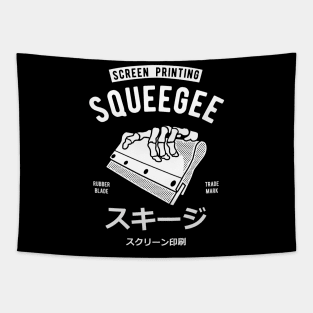 Squeegee Screen Printing Tapestry