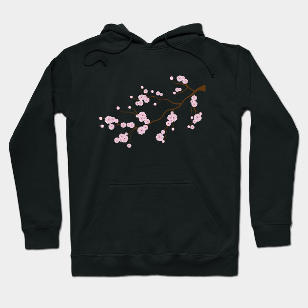 black cherry blossom hoodie