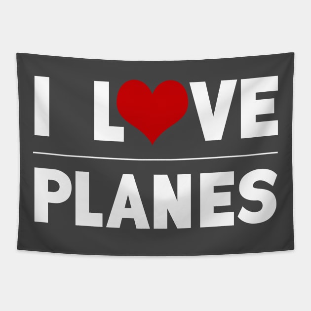 Love Planes Plane Spotters Tapestry by Korry