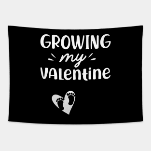 Pregnancy - Growing my valentine Tapestry