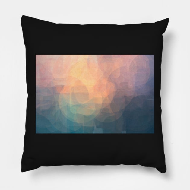 Dawn of A New Day Pillow by jillnightingale
