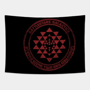 Battlestar Red Squadron Patch Tapestry