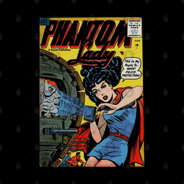 PHANTOM LADY / Vintage Comic Book by RCDBerlin