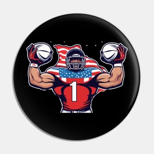 USA RUGBY Pin