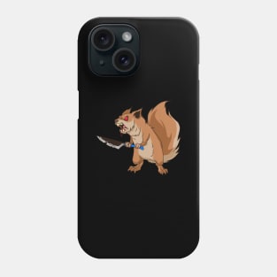 Monster animals - horror knife squirrel Phone Case