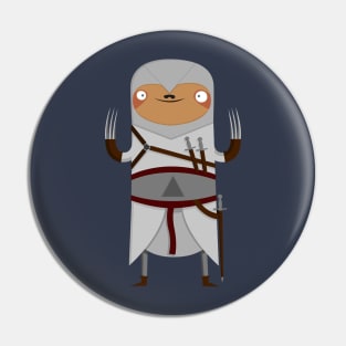 Assassin Sloth Pin