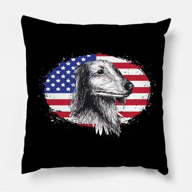 Memorial Day Remember Our Four-Legged Heroes Pillow by teweshirt