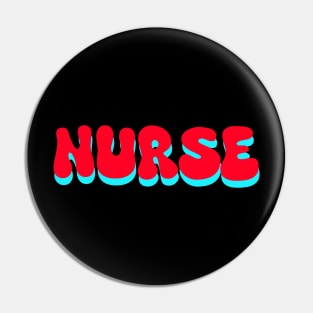 Retro nurse Pin