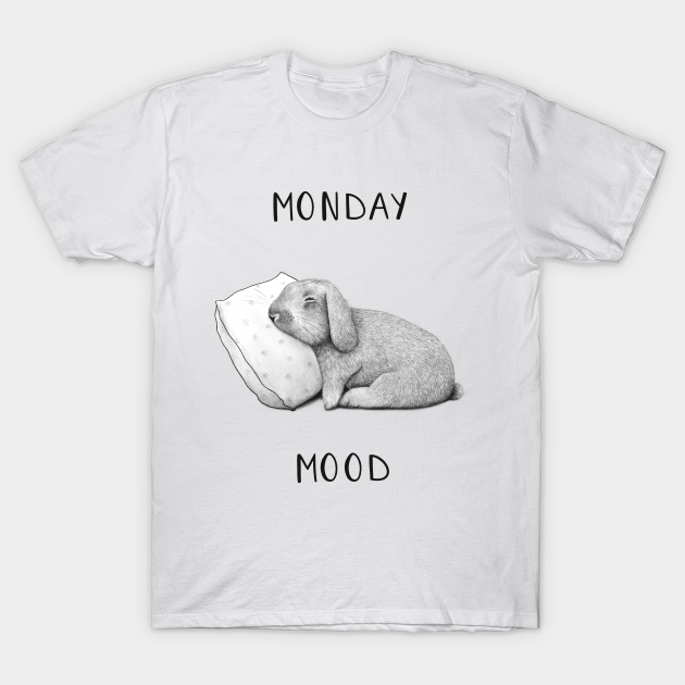 Monday mood - Rabbit - T-Shirt