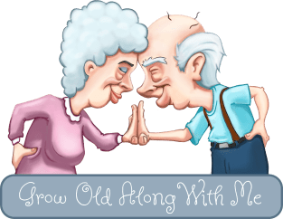 Grow Old Along with Me Magnet