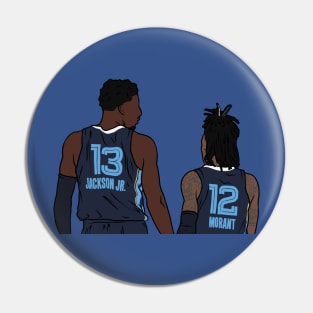 Jaren Jackson Jr and Ja Morant Pin