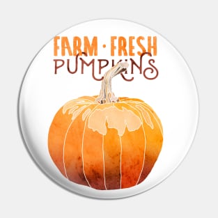 Farm Fresh Pumpkins Pin