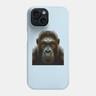 Ape Mountain Gorilla Fun Face Cut Out Phone Case