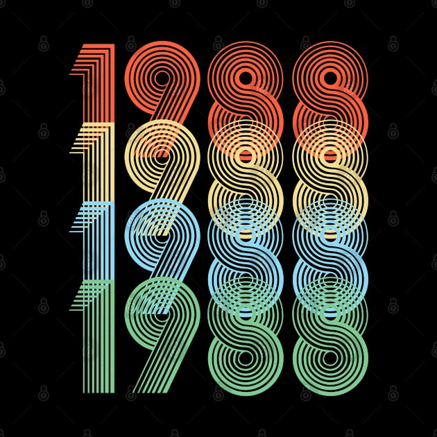 Retro 1988 Birthday by Dirty Custard Designs 