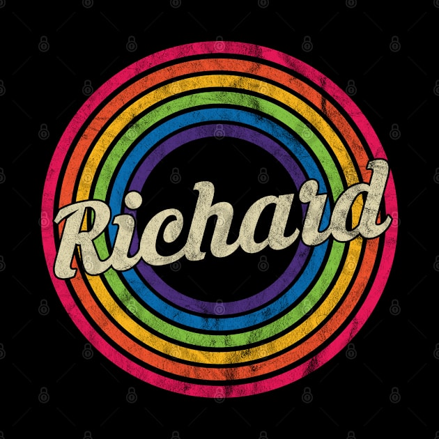 Richard - Retro Rainbow Faded-Style by MaydenArt