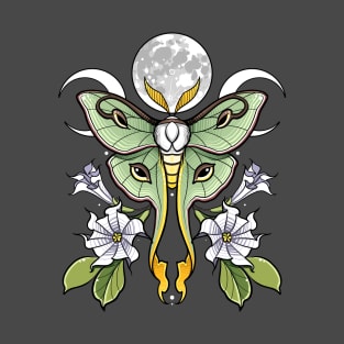 Luna moth with Datura T-Shirt