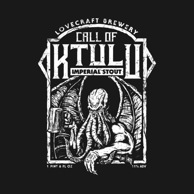 Cthulhu Stout (Black Print) by Miskatonic Designs