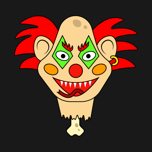 Evil clown by leto Hi