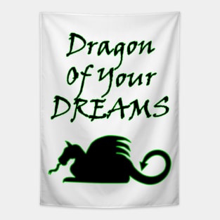 Dragon Of Your Dreams (Black) Tapestry