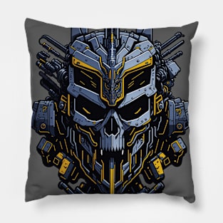 Mecha Skull S02 D89 Pillow