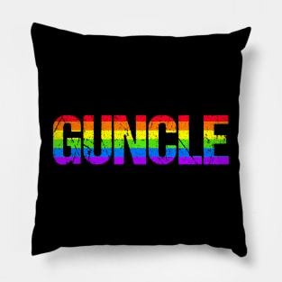 Guncle Definition Gay Uncle Pride Month Lgbtq Lgbt Pillow