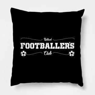 Retired Footballer’s Club - soccer sportsman Pillow