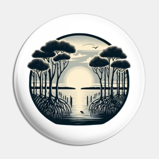 Mangrove sunset Pin