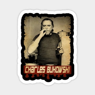 Charles Bukowski Vintage Magnet