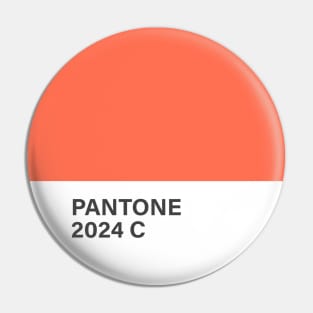 pantone, 2024c, orange, color, 2024 Pin