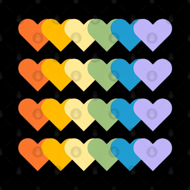 Heart Rainbow Flag LGBT Gay Les Pride Support LGBTQ Parade by Synithia Vanetta Williams