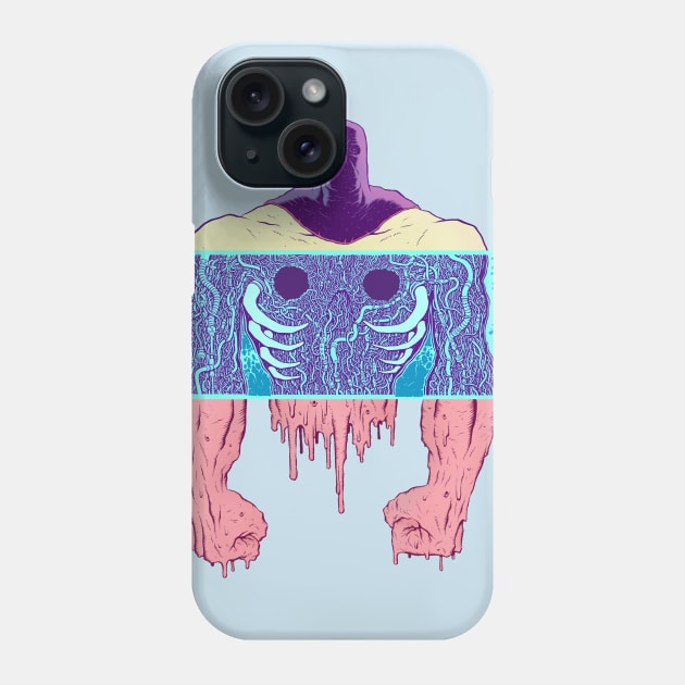 Cankor X-RAY for lighter color shirts Phone Case by Cankor Comics