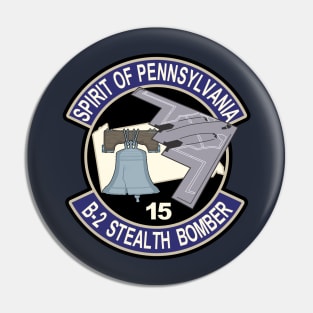 B-2 Stealth Bomber - Pennsylvania Pin