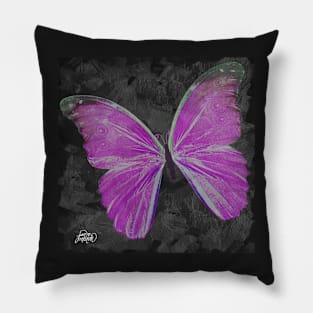 Butterfly with gray Pillow