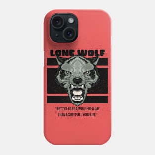 Lone Wolf Phone Case