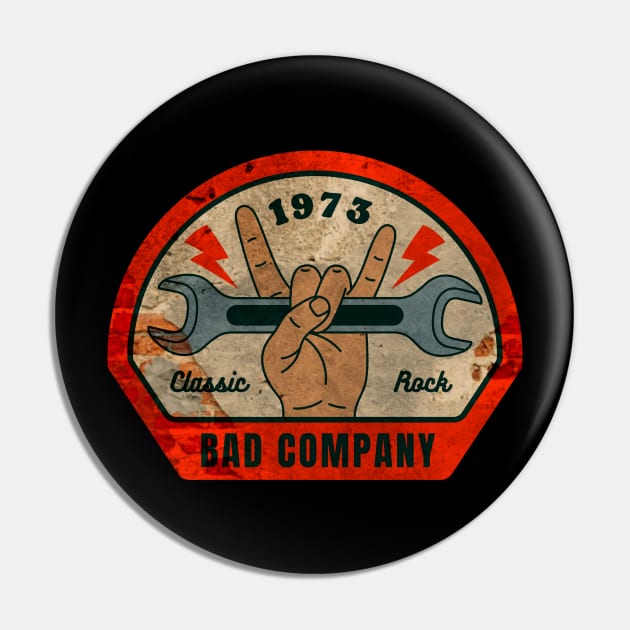 Bad Company // Wrench Pin by OSCAR BANKS ART