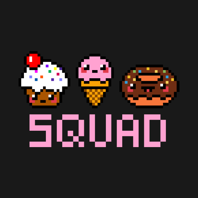 Cute squad pixel art by J0k3rx3