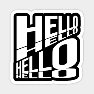 Hello Text Magnet