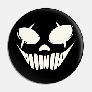 scary halloween face Pin