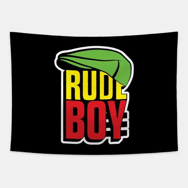 rude boy cap Tapestry by Jomi