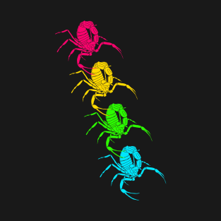 Desert scorpion (Buthidae) rainbow T-Shirt