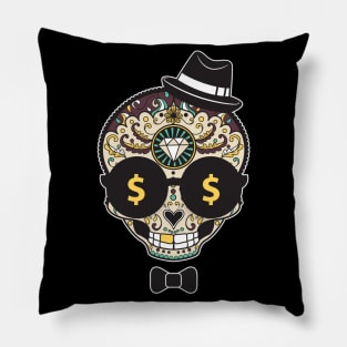 skull money Pillow