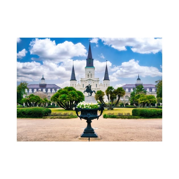 Jackson Square and the St. Louis Cathedral by jforno