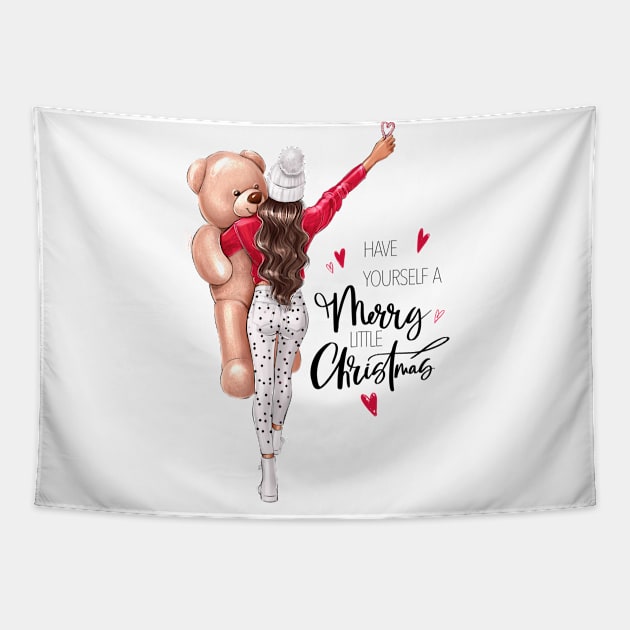 Make Yourself a Merry Little Christmas Tapestry by AllessyArt 