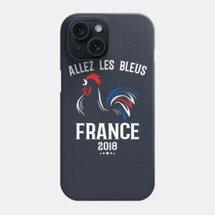 World Cup Champions France Soccer Football 2018 Allez Les Bleus Phone Case