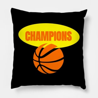 Champions Basketball Pillow