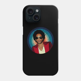 Lenny's Groove Garb Unleash the Spirit of Kravitz on Your Chest Phone Case