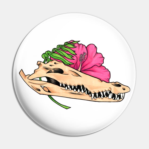 crocodile Pin by Gwenpai